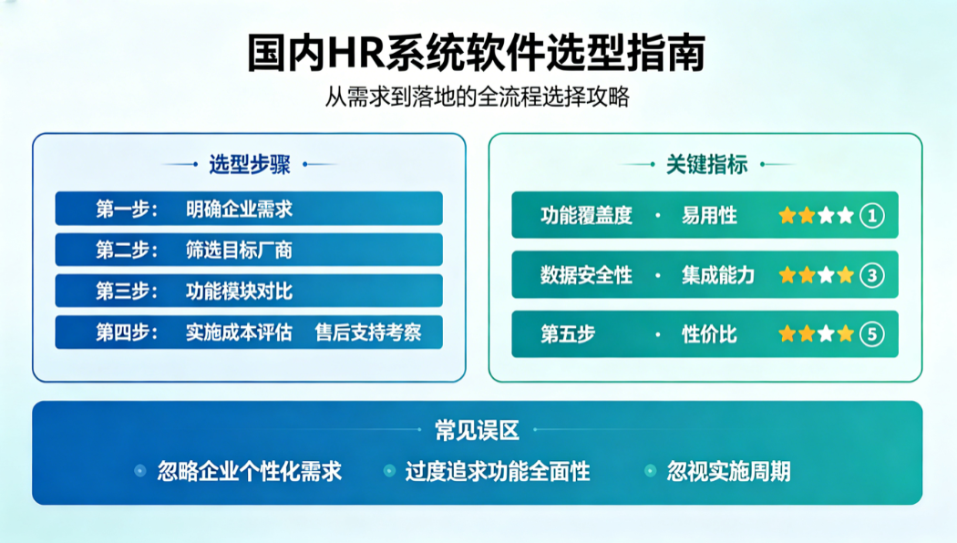 HR系统选型指南
